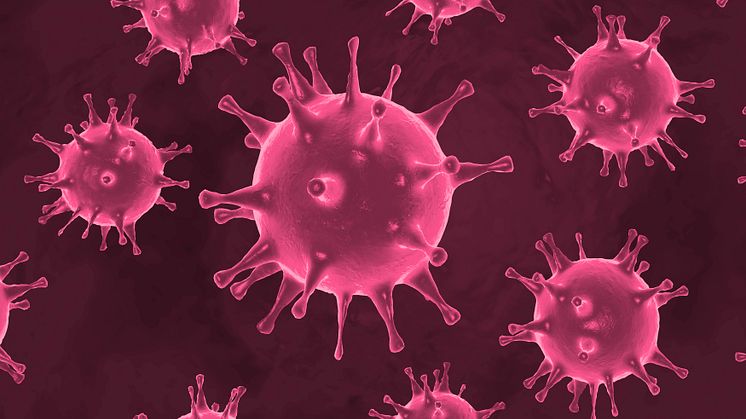 SARS-CoV-2-Virus grafische Darstellung