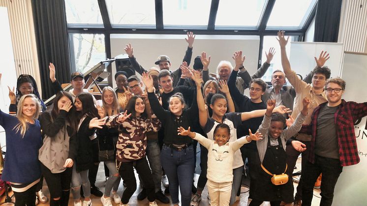 Musik-Workshop mit Stephanie Lottermoser, Harald Rüschenbaum und dem Landesjugendjazzorchester