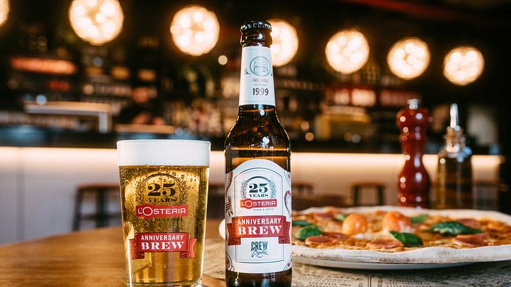 L‘Osteria launcht erstes eigenes Bier in Zusammenarbeit mit CREW Republic