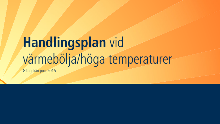 Handlingsplan vid värmebölja/höga temperaturer 