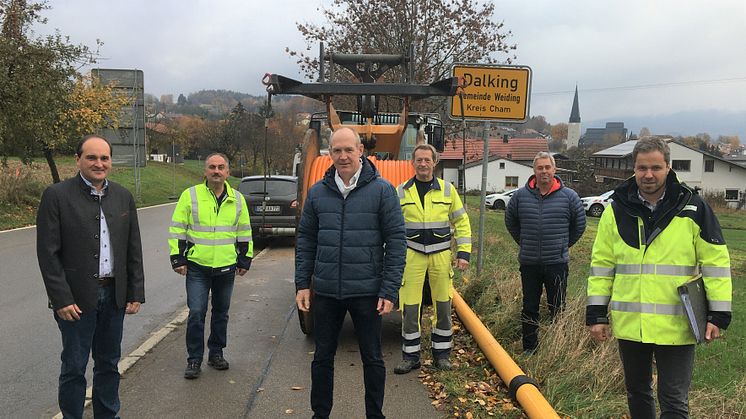 Neues Erdgasnetz für Dalking – Baumaßnahmen beginnen