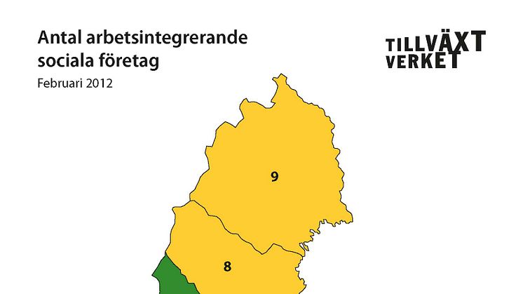 Fler sociala företag i landet men stora regionala skillnader