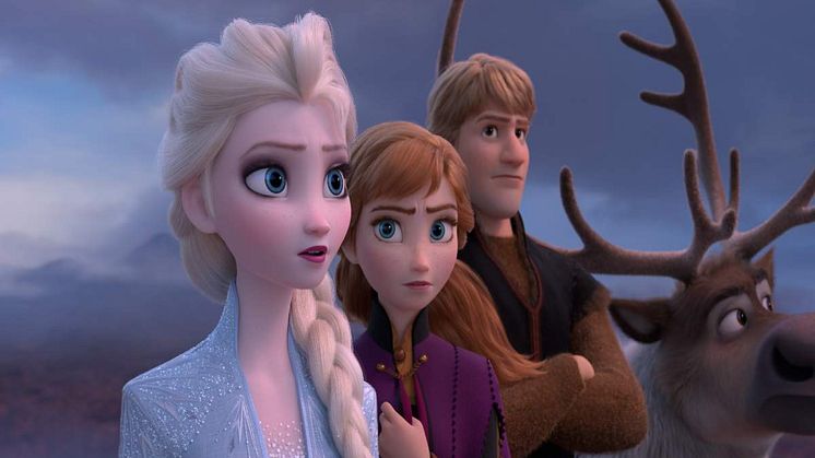 Elsa, Anna, Kristoff and Sven, Frozen 2. Photo: Disney 2019