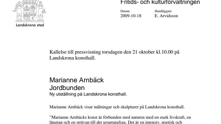 Marianne Arnbäck - Jordbunden