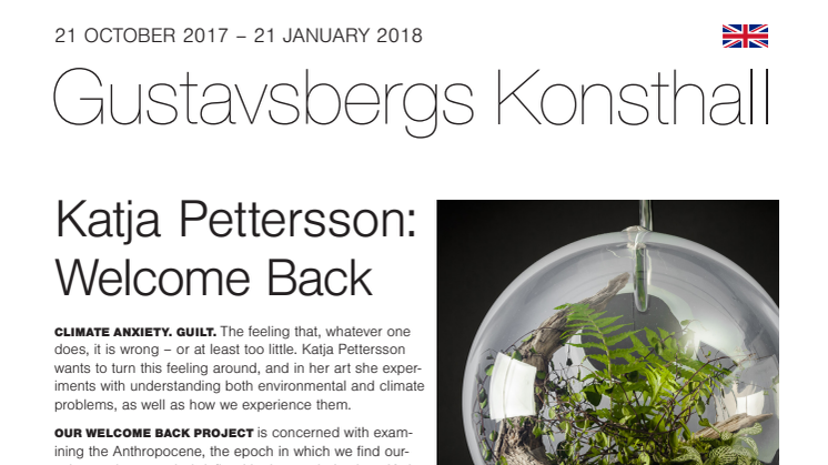 Welcome Back by Katja Pettersson, in English