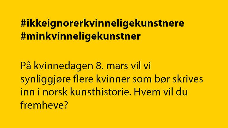 Kvinnedagen 8. mars: Vis oss en kvinnelig kunstner som bør skrives inn i kunsthistorien