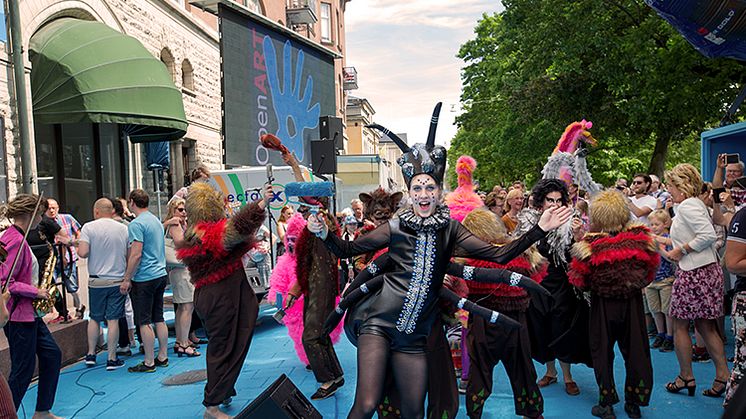 Foto från 2017 års invigning på Olaigatan i Örebro. Fotograf: Sofie Isaksson