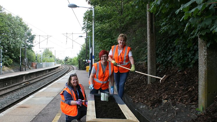 Royston station gardening