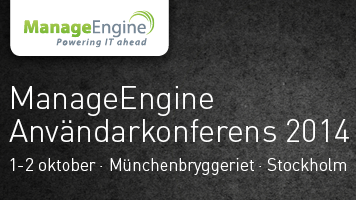  ManageEngine Användarkonferens 2014