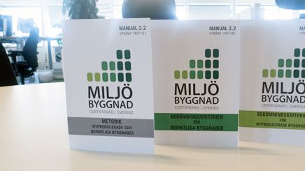 Över tvåhundra byggnader är nu certifierade enligt Miljöbyggnad