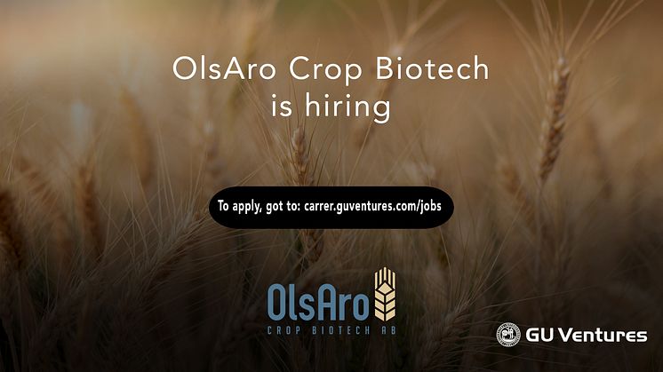 OlsAro Crop Biotech is hiring