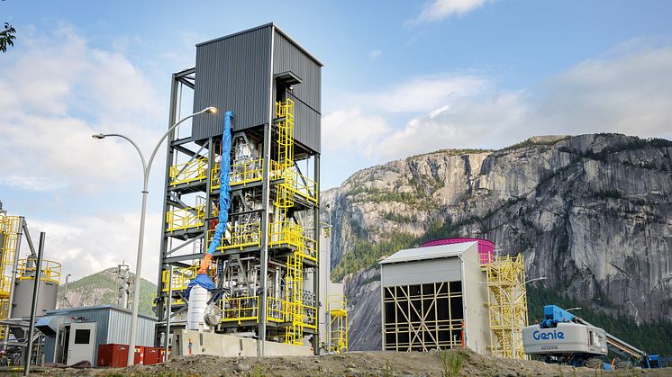 Delegationen besøger The Carbon Engineering Direct Air Capture (DAC) i Squamish, Canada