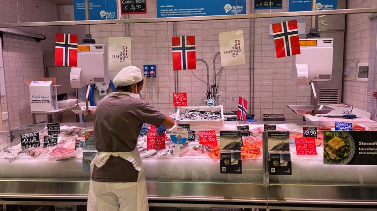 Promotering av norsk opprinnelse i fiskedisk i Italia