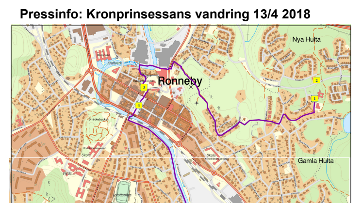 Karta Kronprinsessans vandring