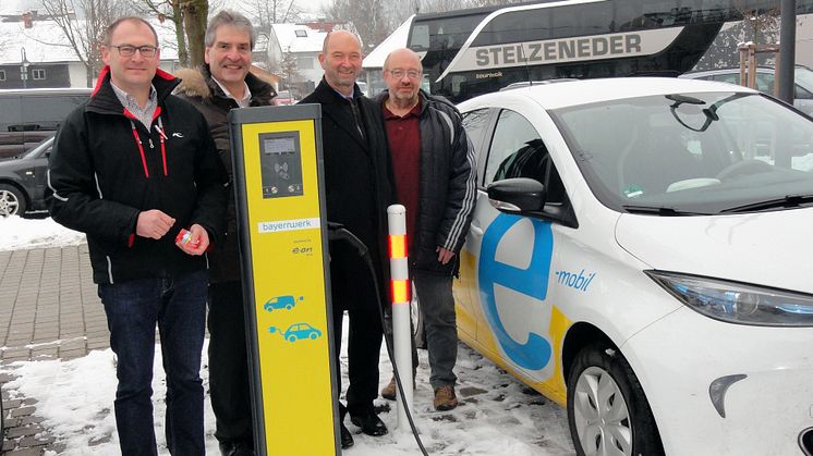 Neue Stromtankstelle in Markt Arnstorf