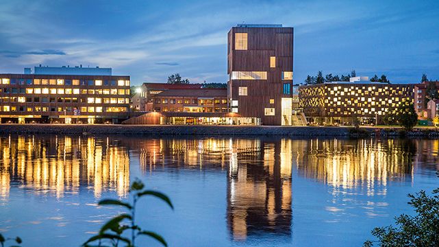 Bildmuseet på Konstnärligt campus. Arkitiektur: Henning Larsen Architects. Foto: Johan Gunséus