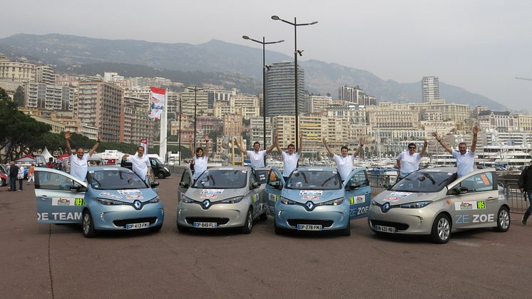 Renault ZOE vinner 6:e ZENN Monte Carlo Rallyt