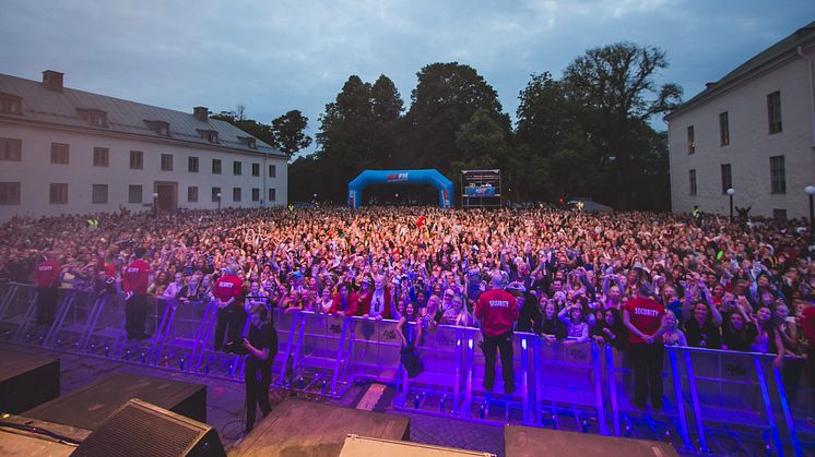 Så här såg det ut förra gången Rix FM Festival var i Linköping på stadsfesten 2018. Foto: Visit Linköping