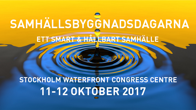 Samhällsbyggarna presenterar stolt Gyproc Saint-Gobain/ Isover Saint-Gobain som utställare #sbdagarna2017!