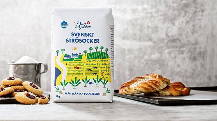 Dansukker lanserar ny design på det svenska strösockret