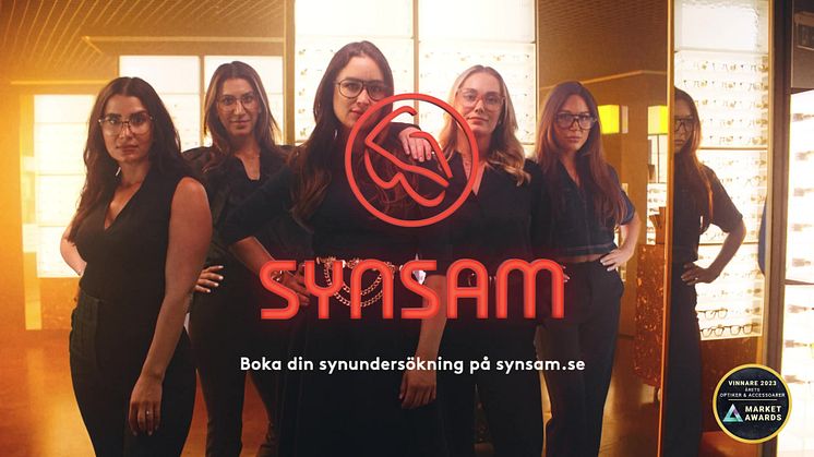 Synsams reklamkampanj 2024 rörligt