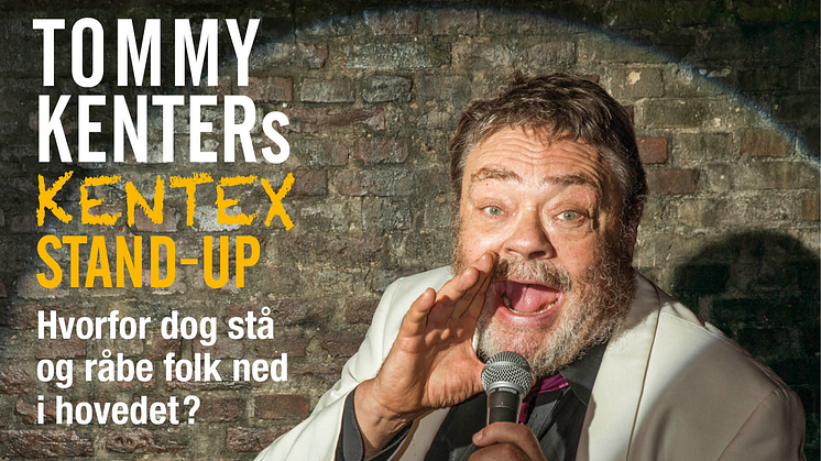 Tommy Kenter byder på Kentex Stand-up i Sceneriet under Det Ny Teater