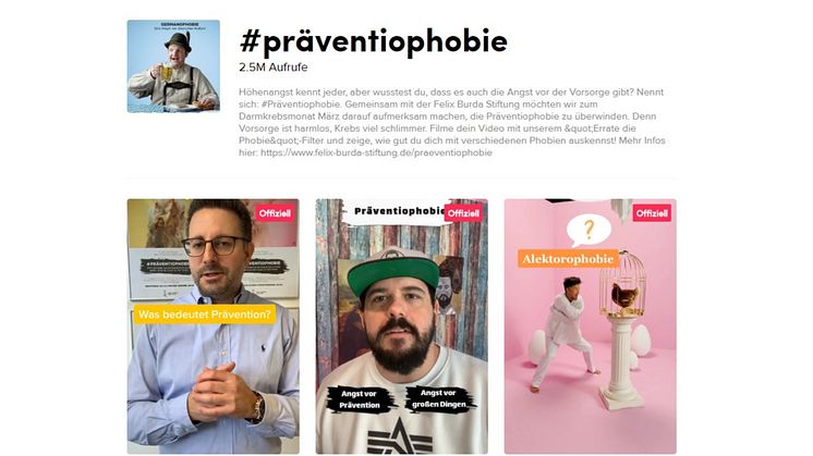 TikTok tippt auf #Präventiophobie.