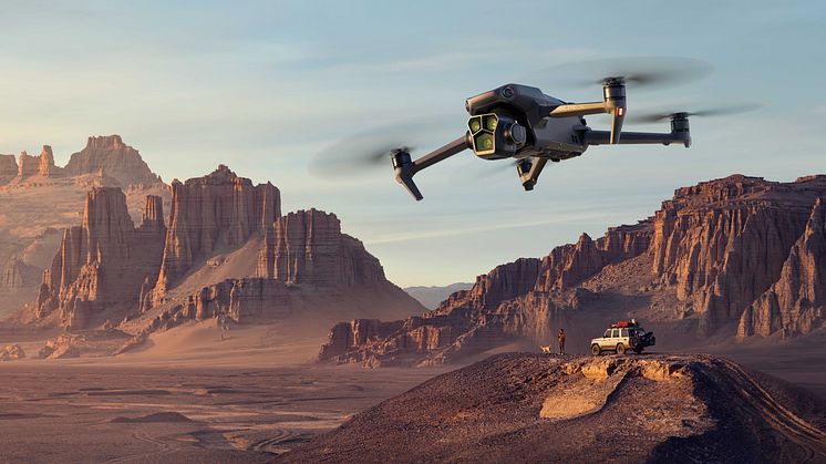 DJI Reinvents Aerial Storytelling with World’s First Three Optical Camera Drone