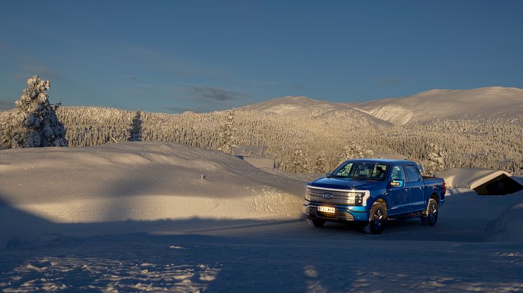 Ford F-150 Lightning Norge vinter 2023