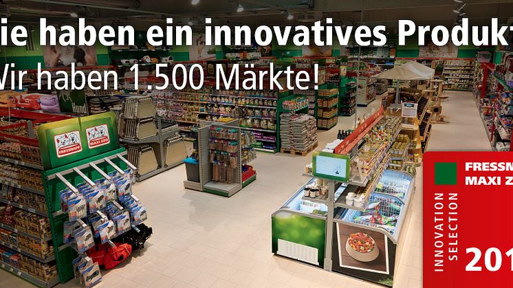 Bewerbungen für die "Innovation Selection" werden bis zum 18. Mai 2018  auf www.fressnapf.com angenommen. 