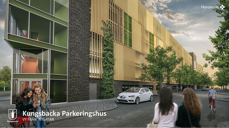 Tuve Bygg vann upphandlingen av nya parkeringshuset i Kungsbacka