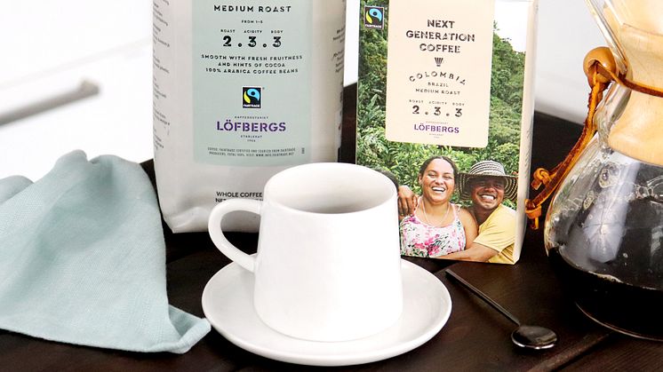 ​Löfbergs nya kaffe stärker unga kaffeodlare