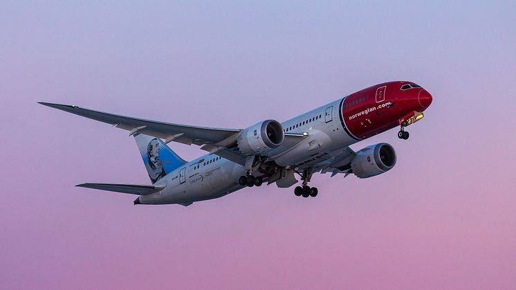 Norwegian Boeing 787 Dreamliner  Foto: David Peacock