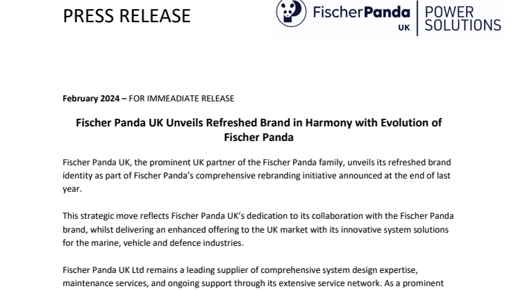 Fischer Panda UK Annouce Refreshed Brand.pdf