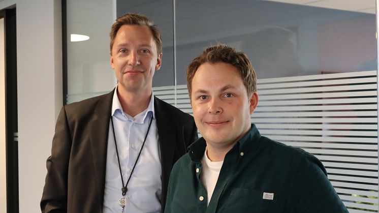 F.v. Daniel Frøyland og Jonas Lisgård. Foto: Martin Mørk Bilnytt.no 