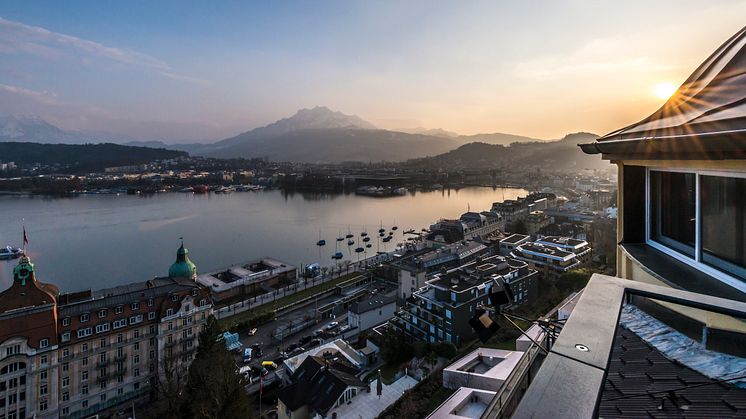 Aussicht vom Art Deco Hotel Montana, Luzern © Art Deco Hotel Montana