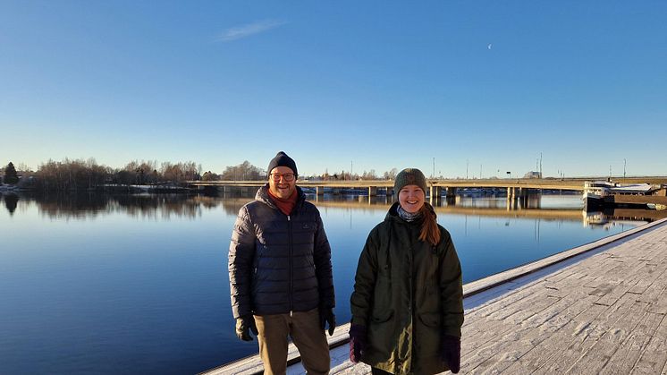 Mikael Lundberg och Malin Gyll