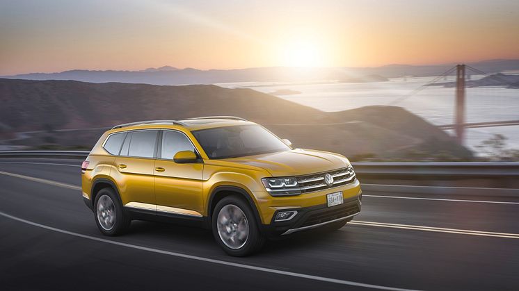 Världspremiär för Volkswagen Atlas – en helt ny sjusitsig SUV för Nordamerika