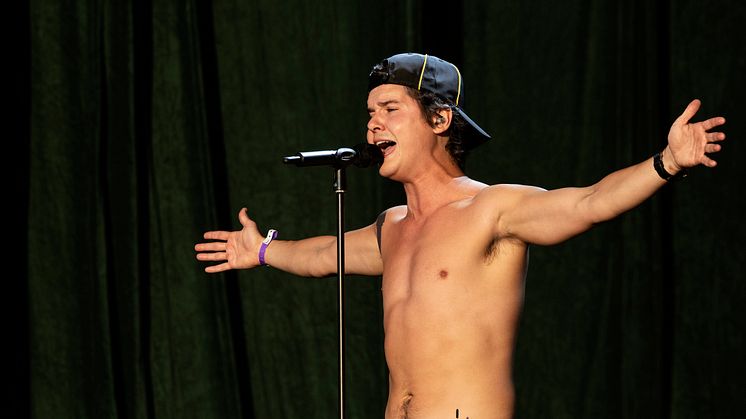 Lukas Graham. Grøn'18. Fotograf: Morten Rygaard
