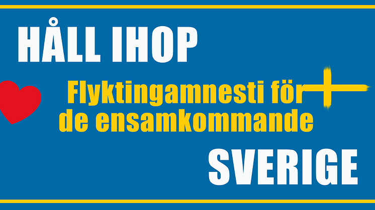 "Håll ihop Sverige" är en kampanj för permanent uppehållstillstånd för ensamkommande och andra flyktingar från Afghanistan.