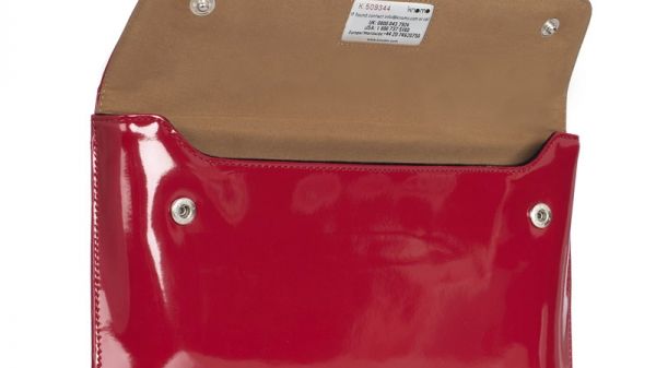 Knomo 13" læder kuverttaske til Macbook Air.