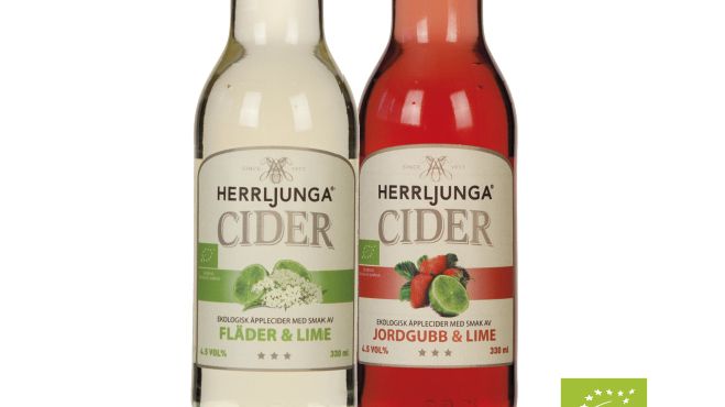 Herrljunga Cider lanserar två ekologiska cidersorter på Systembolaget!