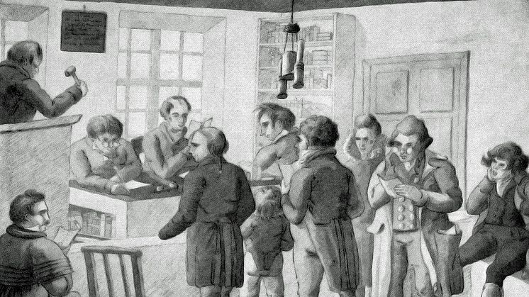 Bokauktion år 1821