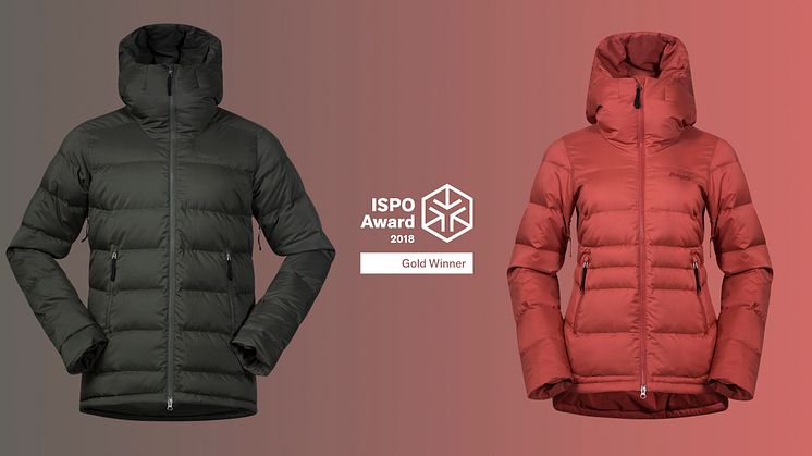 Bergans Stranda Down Hybrid Jacket is proclaimed Gold Winner in ISPO Awards 2018 Bergans of Norway