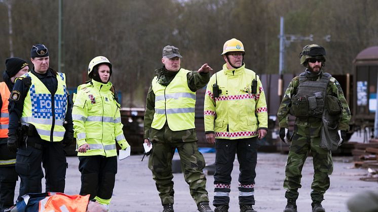 Bild från övningen Swedec EOD Exercise (SEE 17). Fotograf Alexander Karlsson/Försvarsmakten
