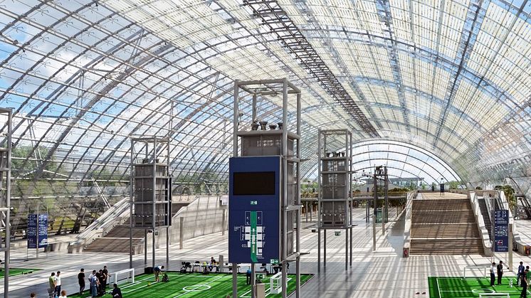 Der RoboCup 2016 in der Glashalle der Leipziger Messe