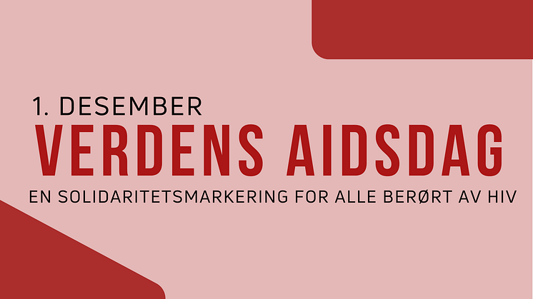 Markering av verdens aidsdag 1. desember