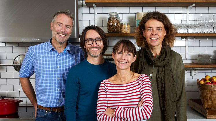 Utbildningsansvariga i Köttskolan.se: Fredrik Engström, Eric Persson, Johanna Westman och Anna Sjögren