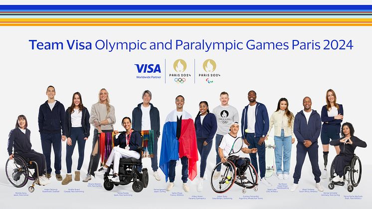 Visa świętuje Igrzyska Olimpijskie i Paralimpijskie Paryż 2024, rozszerzając skład Team Visa i oferując kibicom wyjątkowe doświadczenia