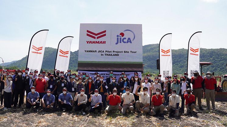 Yanmar Demonstrates Autonomous Agricultural Machinery at Joint Thailand-Japan Project